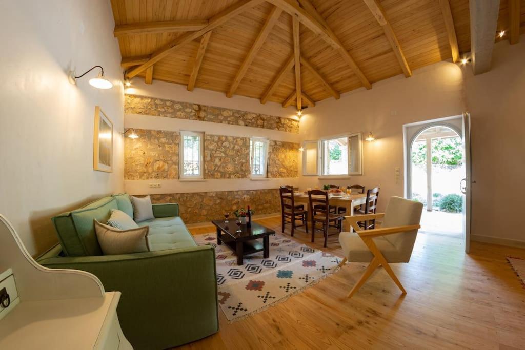 فيلا Avli - Tranquil Stonehouse In Lefkada Alexandros المظهر الخارجي الصورة