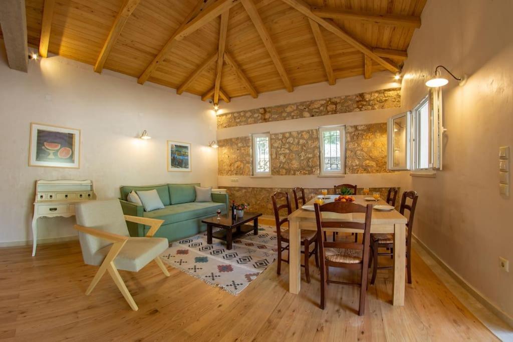 فيلا Avli - Tranquil Stonehouse In Lefkada Alexandros المظهر الخارجي الصورة