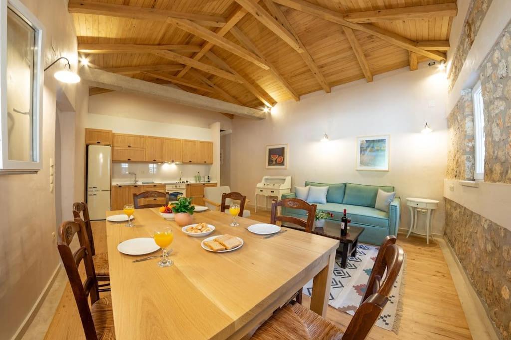 فيلا Avli - Tranquil Stonehouse In Lefkada Alexandros المظهر الخارجي الصورة